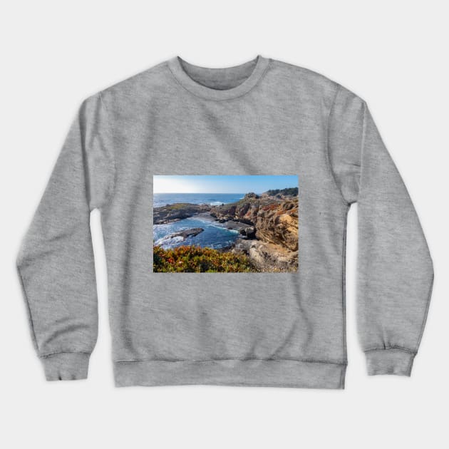 Colorful Scenery Along the Beach Crewneck Sweatshirt by SafariByMarisa